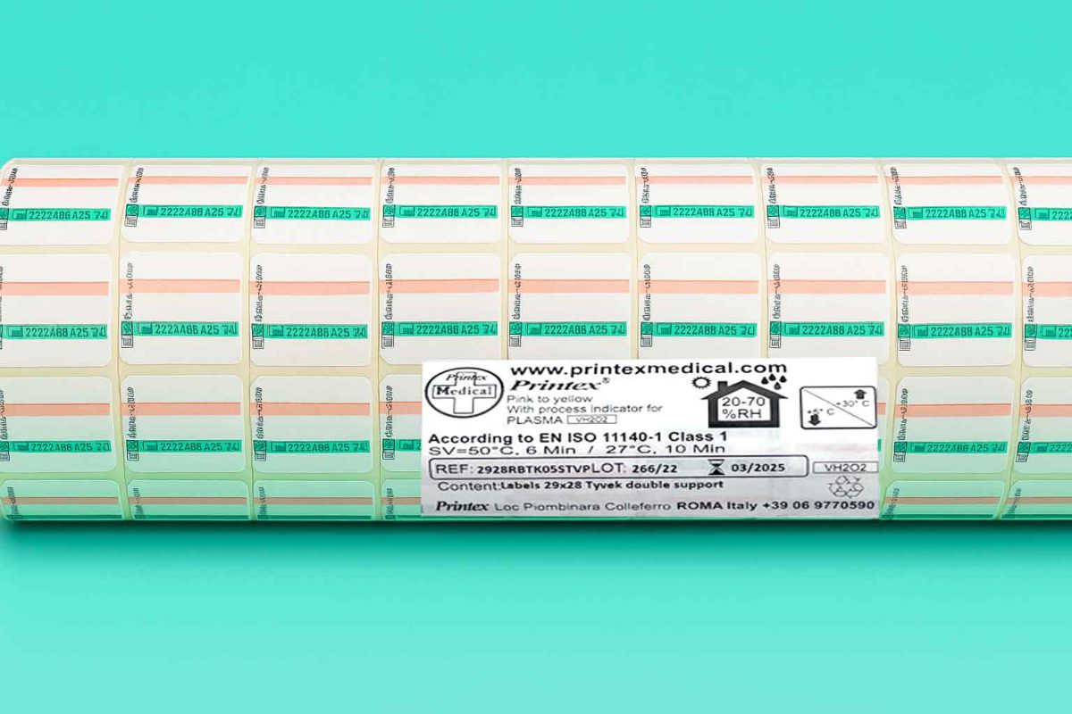 رول لیبل پلاسما پرینتکس - سه خط