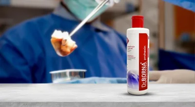 شامپو کلرهگزیدین درموسپت دبلیو DERMOSEPT W 2 دکتر برنا پروهگزین ، ضدعفونی کننده پوست پیش از اعمال جراحی و اقدامات تهاجمی